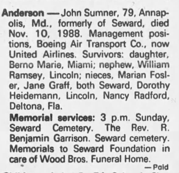 Clipping from The Lincoln Star